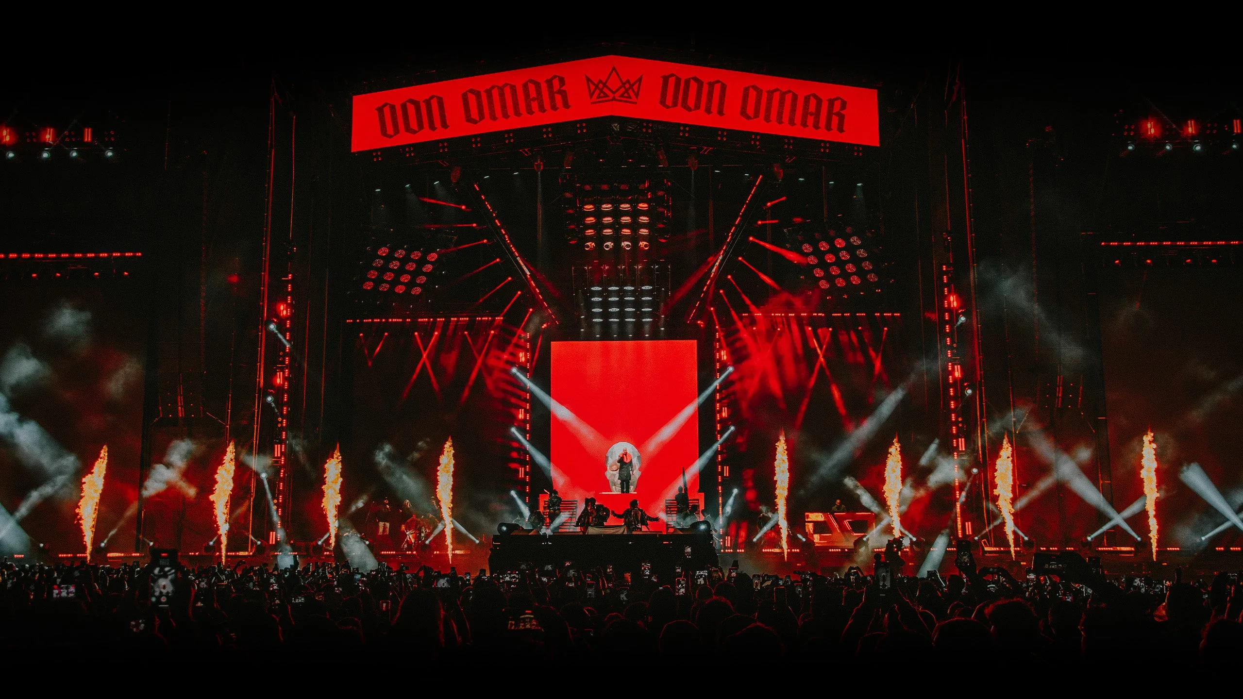 Don Omar performing on stage