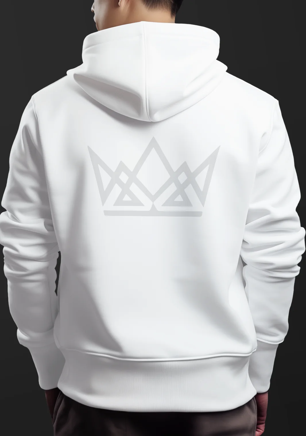 Back of King of Miami hoodie