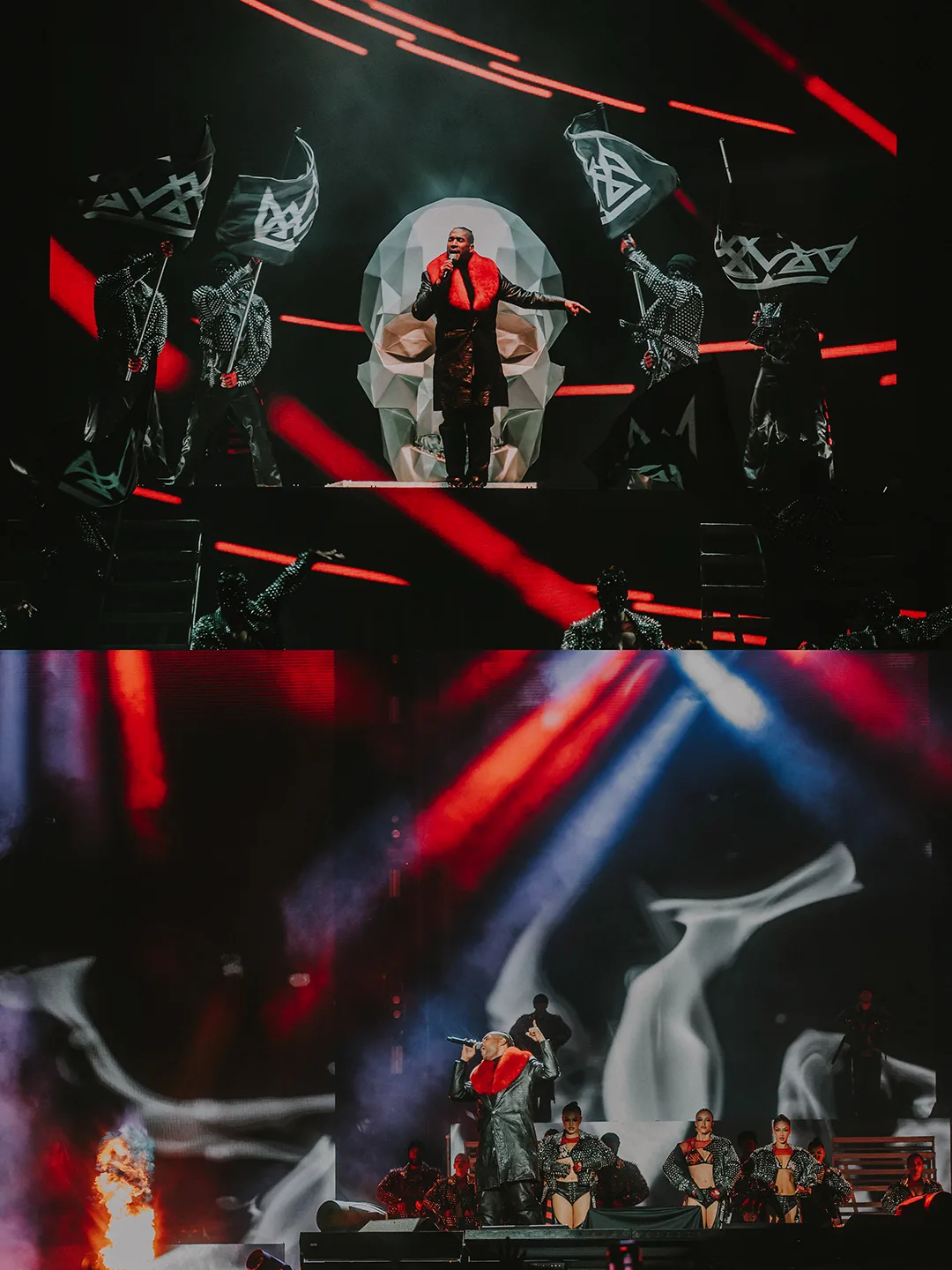 Fan filming Don Omar on stage
