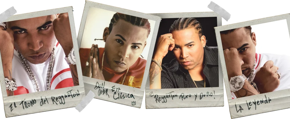 Don Omar archive portraits across two decades